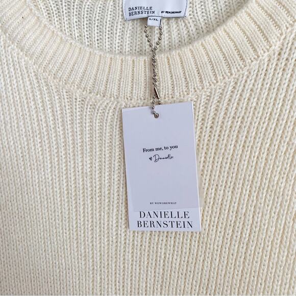 WeWoreWhat Oversize Crew neck Sweater L/XL NWT - Picture 5 of 7